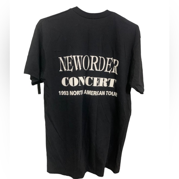 RARE Vintage New Order 1993 North American Tour Regret T-Shirt L Single Stitch - Picture 3 of 7